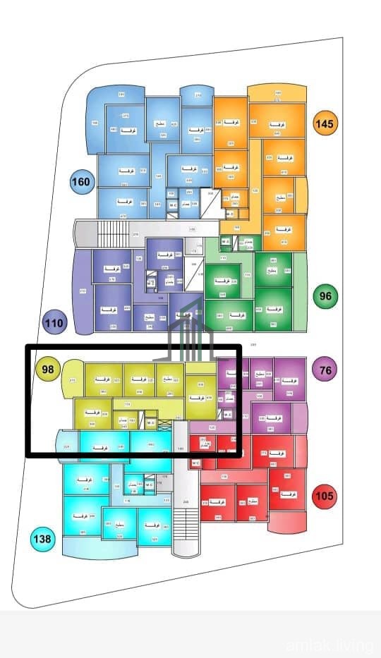 بسم الله الرحمن الرحيم #للبيع | بيت على المخطط – فرصة لا تعوّض!  الطابق: ثالث فني (رابع فعلي) اللون الاصفر عدد الغرف: 4 غرف حرات بتوزيع مريح وواجهة مشرقة