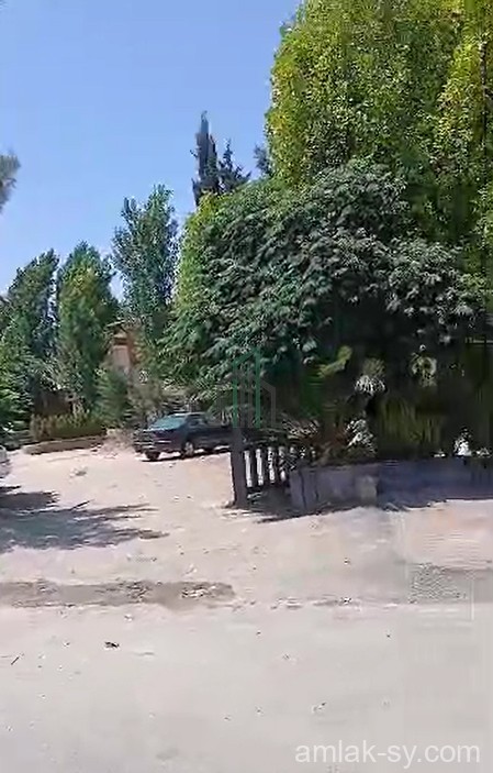 للبيع أرض واحد دونم  دمشق طريق المطار جانب معلا العرض (500)