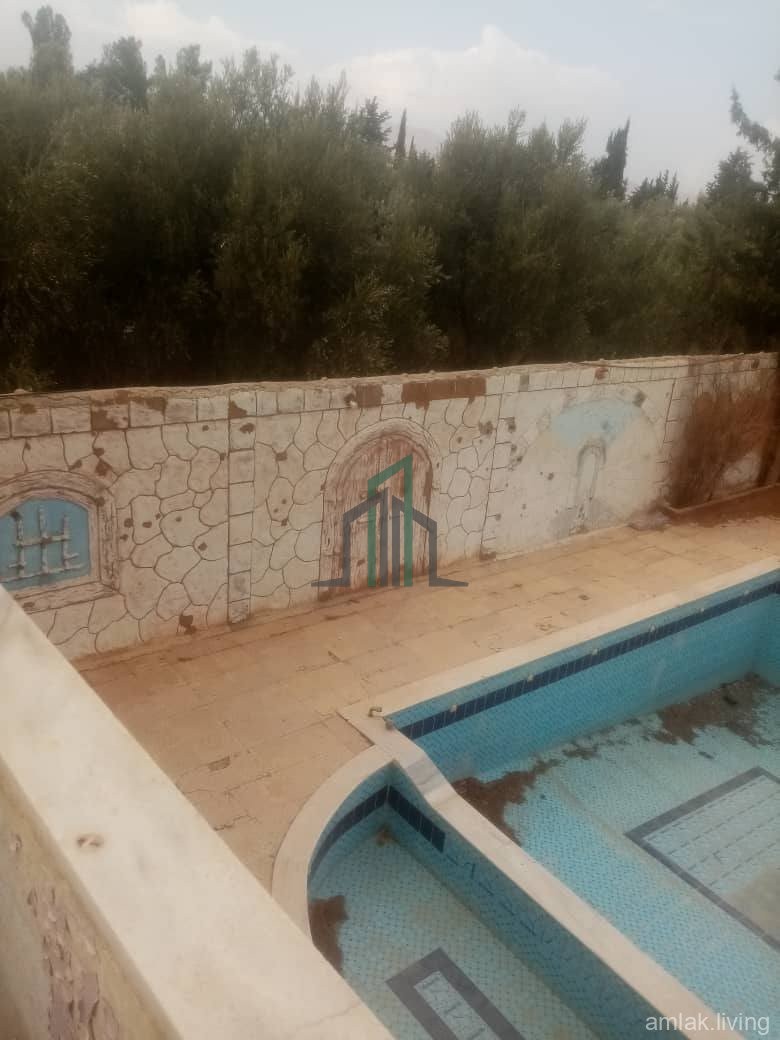 للبيع مزرعة في منشية  خان الشيح  مساحتها دونم (2400 سهم) طابو أخضر