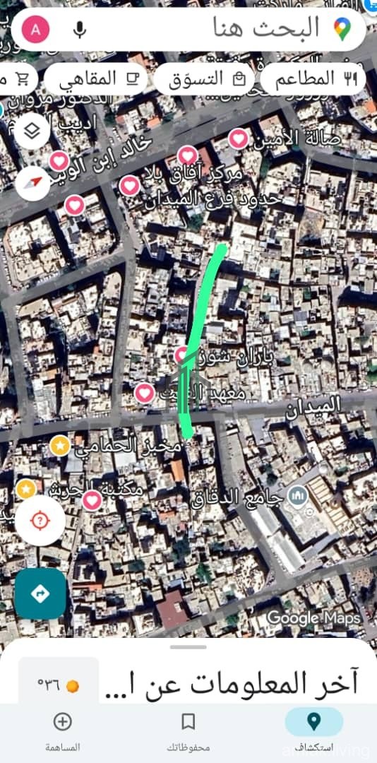 محلين بجموع مساحة 55م في الميدان للبيع