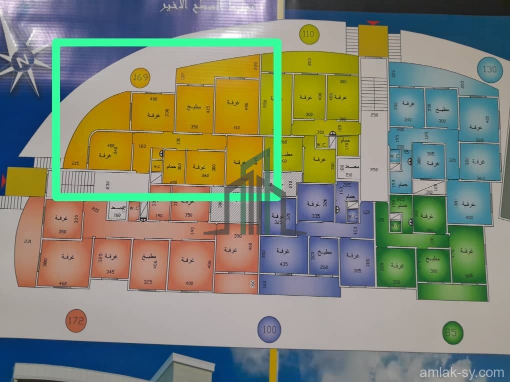 بيت 169م على المخطط في ادلب الجديدة للبيع - مكتب السلام العقاري