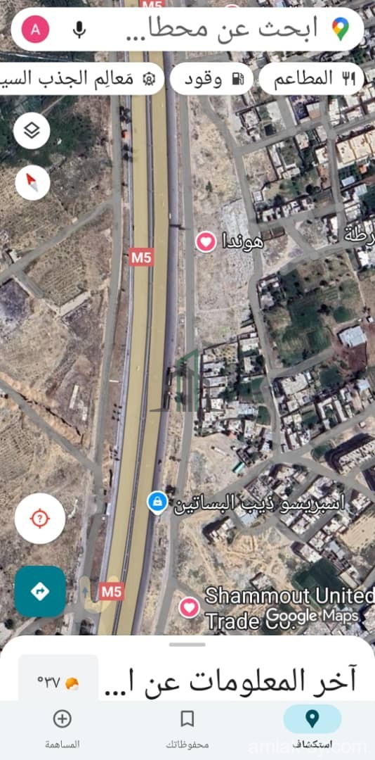 ارض 600م على اتستراد حرستا للإيجار