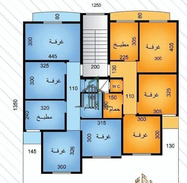 شقة3 غرف في بناء قيد التنفيذ في حي الثورة للبيع