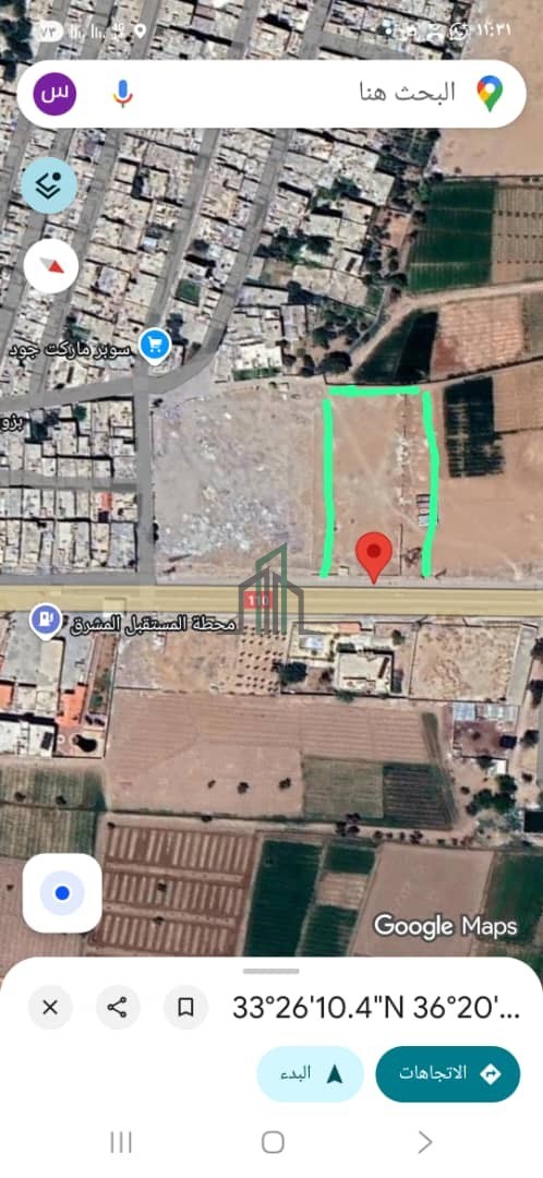 أرض 123 قصبة في السيدة زينب للبيع (787)