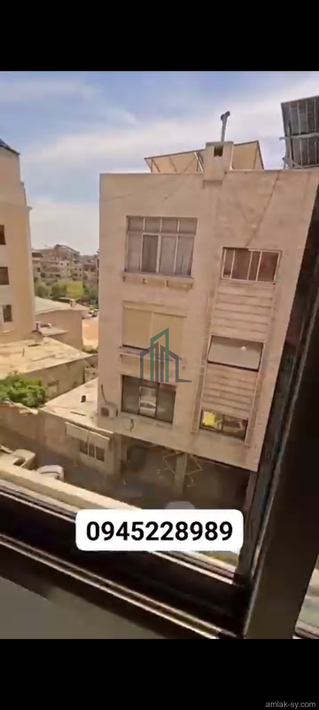 شقة  قبلي شرقي مساحة 110 م طابو أخضرشارع أسد الدين