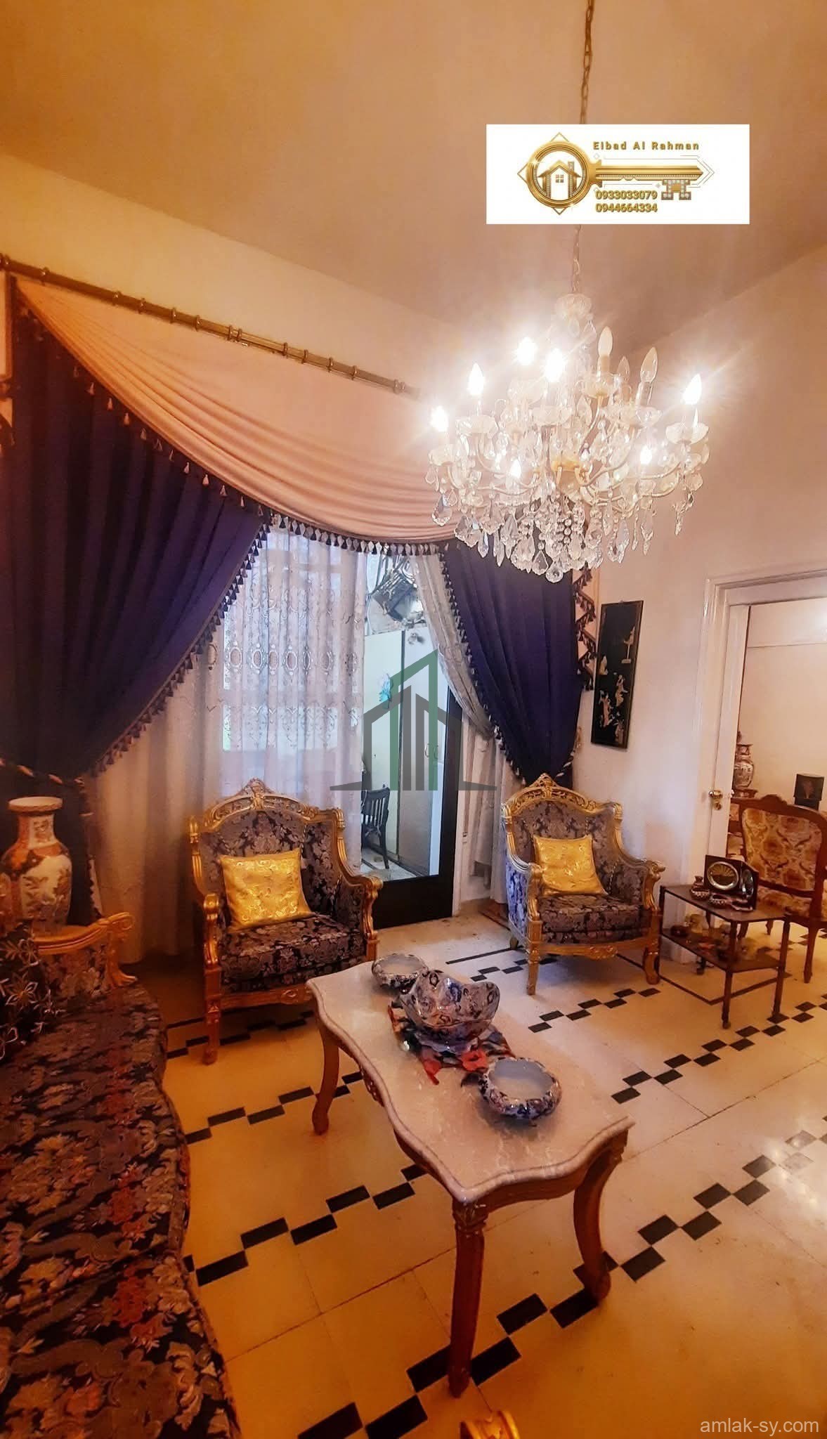 شقة للبيع 240 م -  دمشق- الروضة