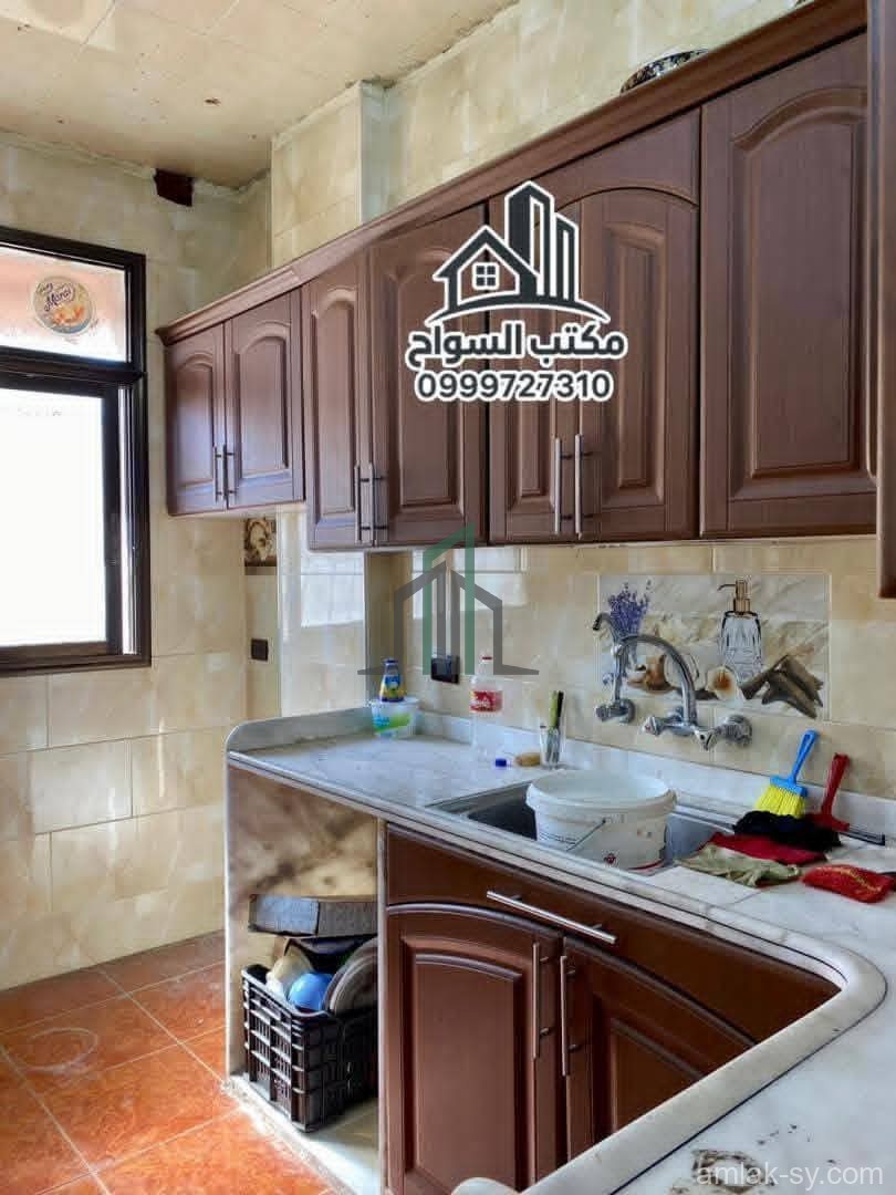 شقة للبيع قبلية غربية 90 م - حرستا شارع الشيخ موسى