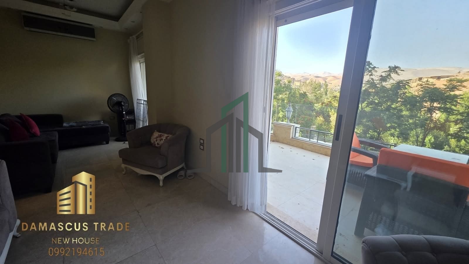 شقة للبيع مع الفرش - ريف دمشق - جديدة الوادي- مجمع وادي المروج